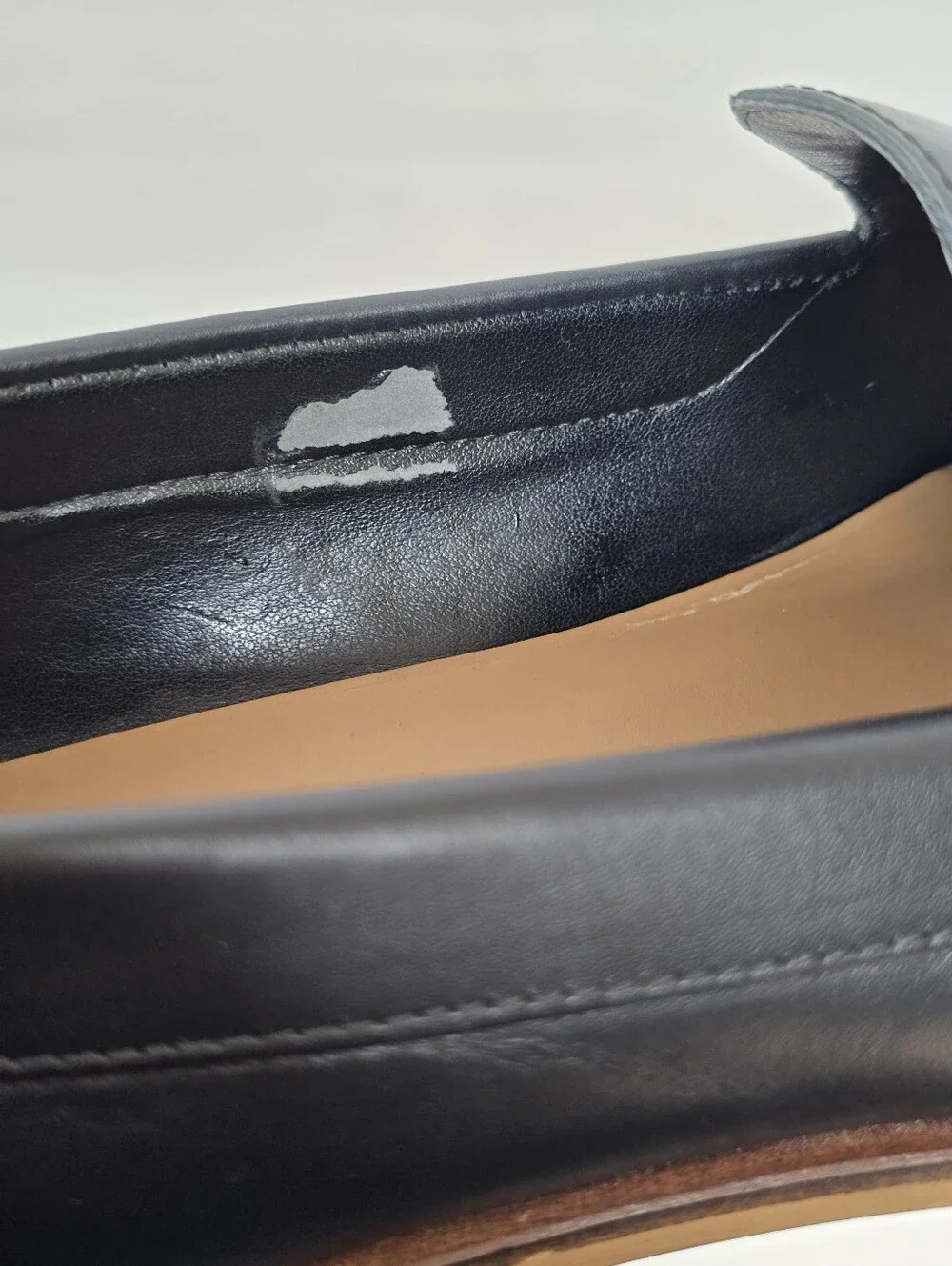 Everlane The Modern Loafer Black Italian Leather Sz.9.5 Pointed Toe Flats